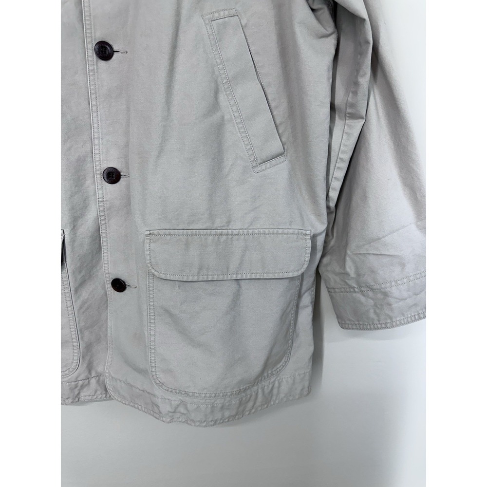 PLUS SIZE LL Bean Jacket 2XL TALL Field Coat Barn Chore‎ Canvas Corduroy Collar - Picture 4 of 16